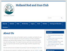 Tablet Screenshot of hollandrodandgun.com